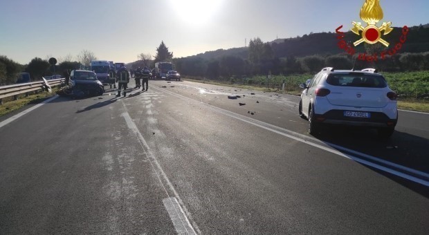 SCONTRO SULLA BASENTANA: ANZIANO MUORE SUL COLPO