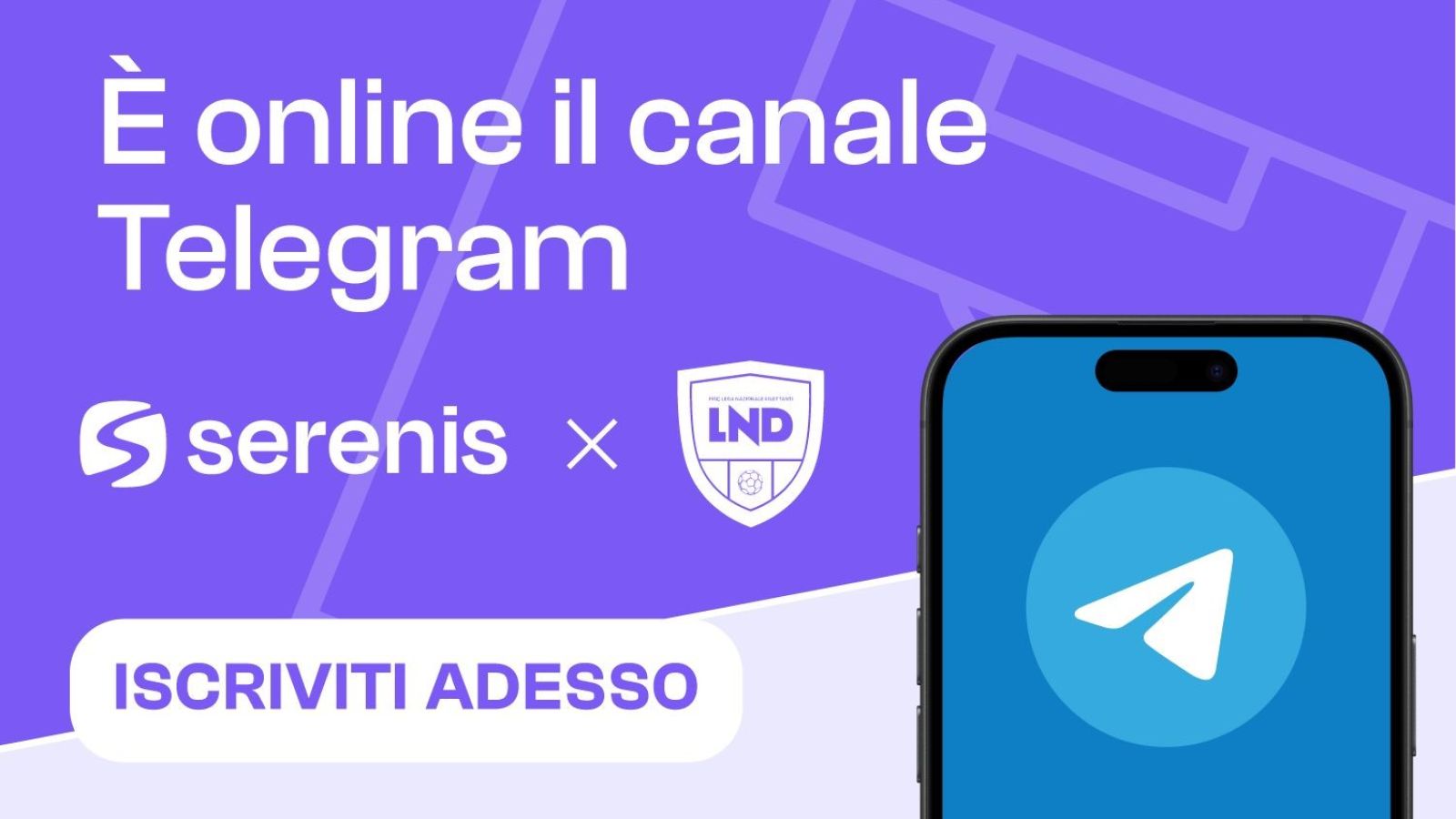 SALUTE MENTALE E ALIMENTAZIONE: LA LND LANCIA IL CANALE TELEGRAM CON SERENIS