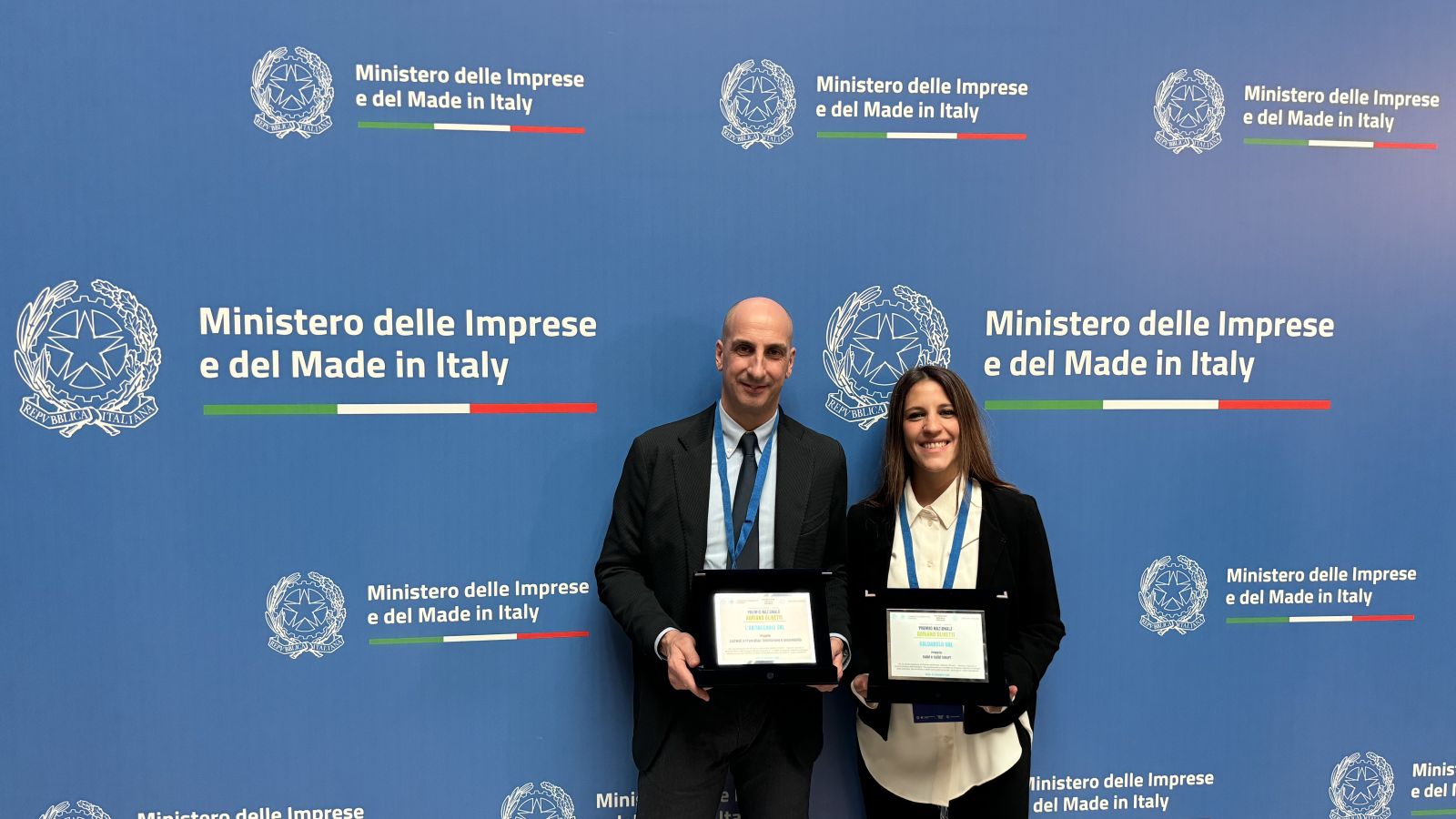 AL PREMIO OLIVETTI LE AZIENDE LUCANE L’ANTINCENDIO E CALDAROLA