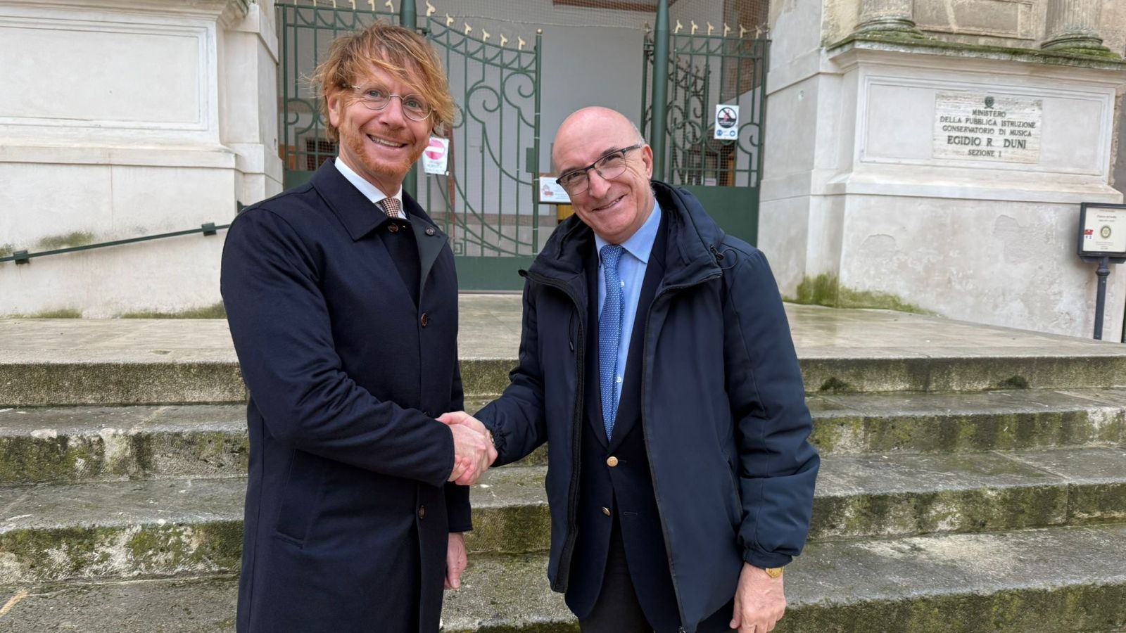 IVANO LAI IN VISITA AL CONSERVATORIO DI MATERA