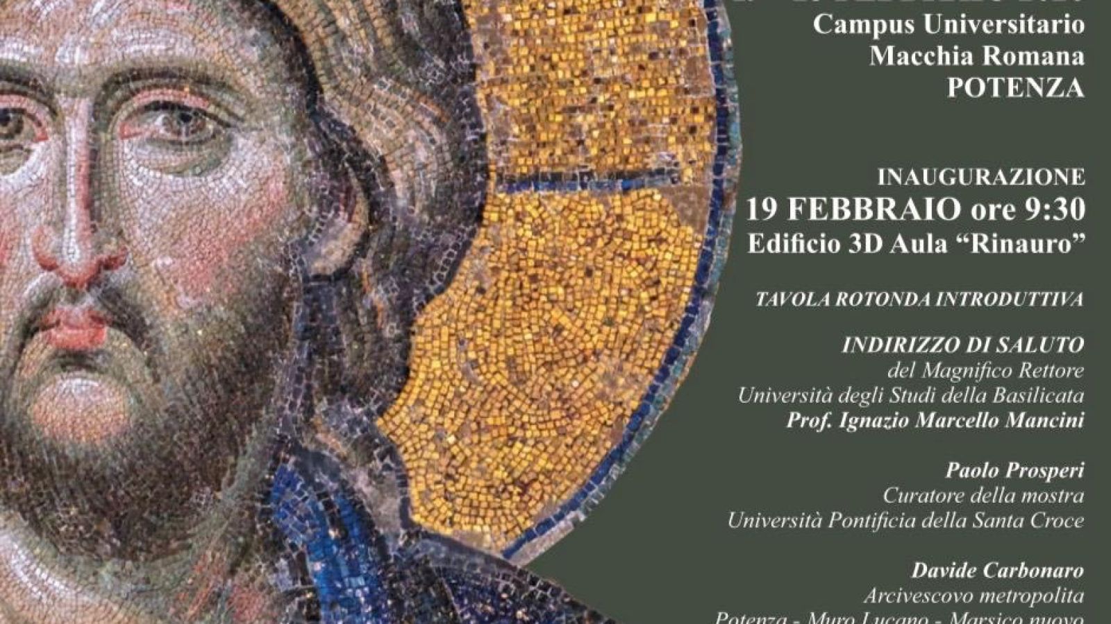 LUCE DA LUCE. NICEA 1700 ANNI DOPO: LA MOSTRA ALL’UNIBAS