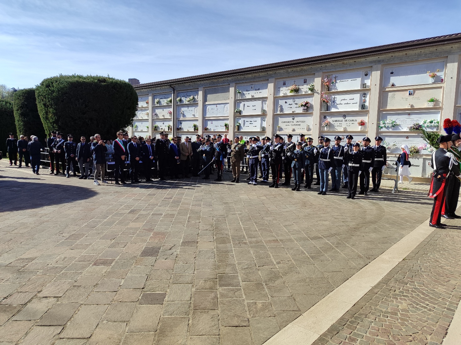 2 NOVEMBRE 2025. CERIMONIA PER I CADUTI AL CIMITERO MONUMENTALE DI POTENZA