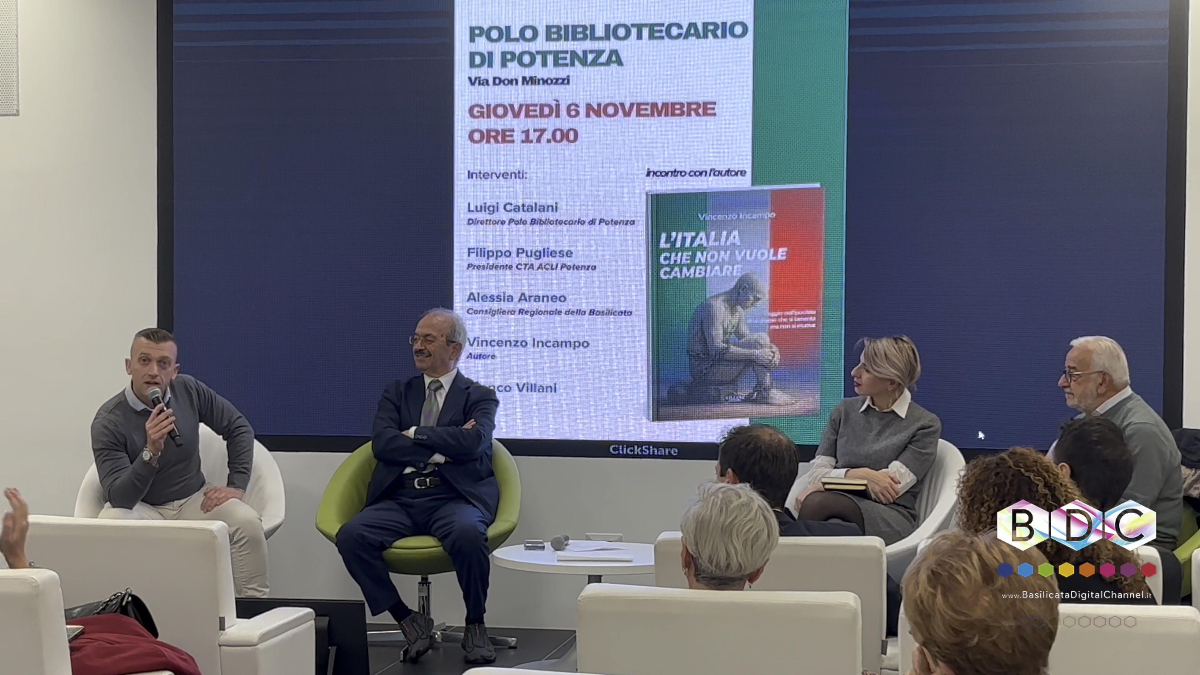 VINCENZO INCAMPO PRESENTA “L’ITALIA CHE NON VUOLE CAMBIARE”