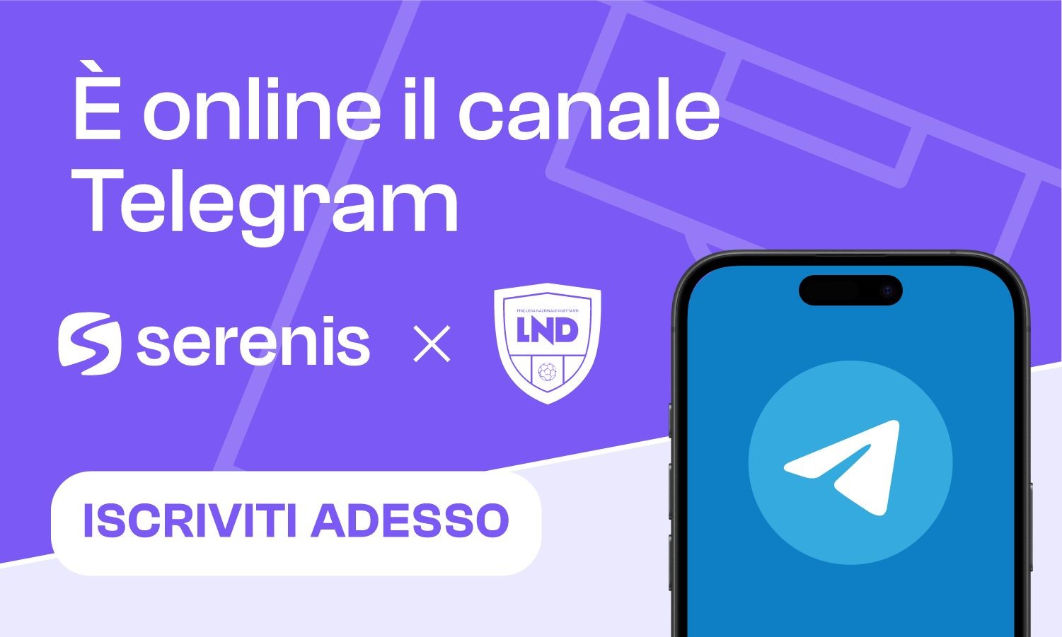SALUTE MENTALE E ALIMENTAZIONE: LA LND LANCIA IL CANALE TELEGRAM CON SERENIS