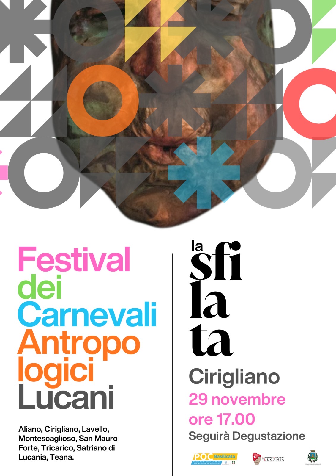 A CIRIGLIANO IL FESTIVAL DEI CARNEVALI ANTROPOLOGICI LUCANI