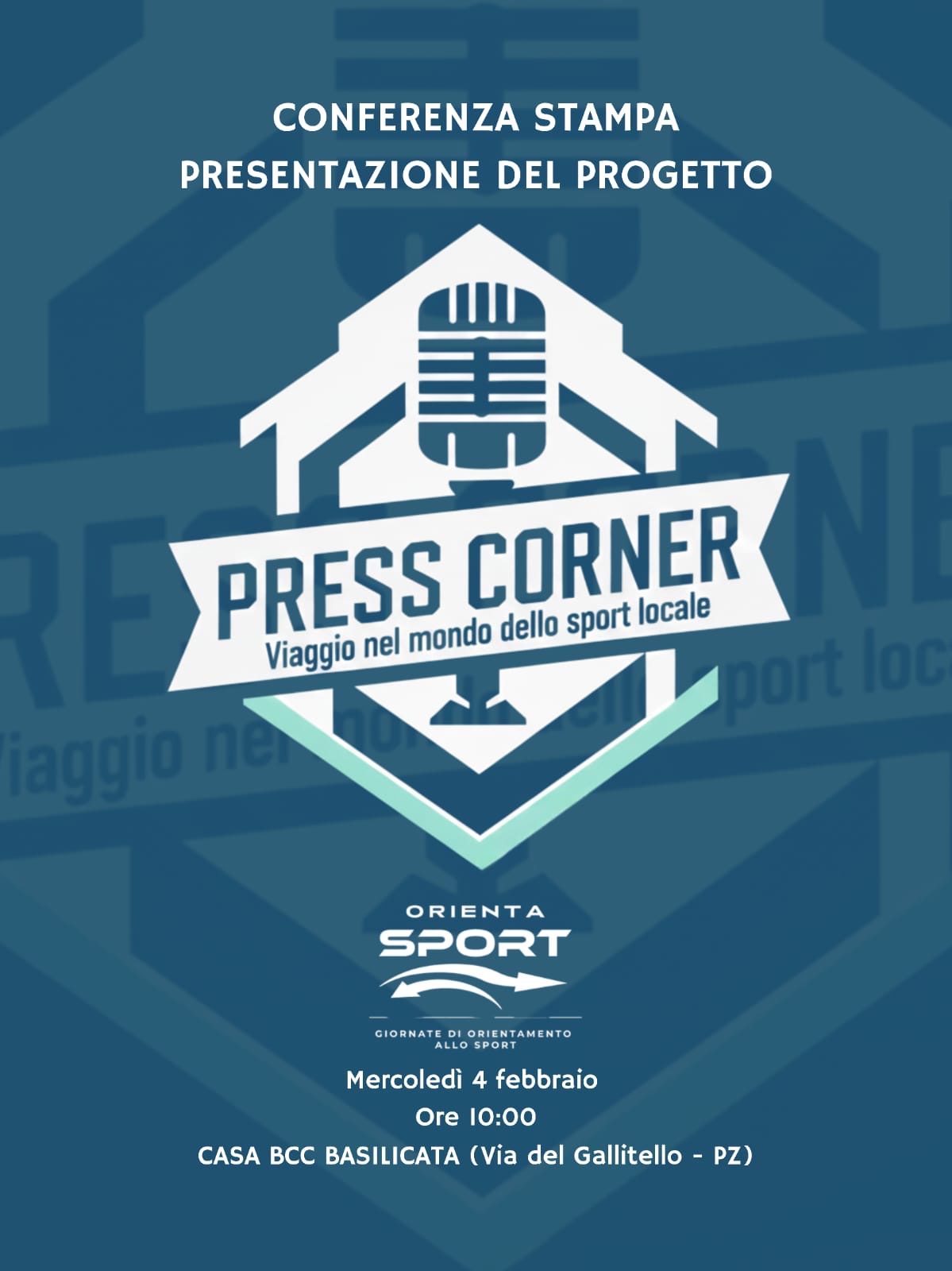 ORIENTASPORT PRESENTA IL PROGETTO “PRESS CORNER”